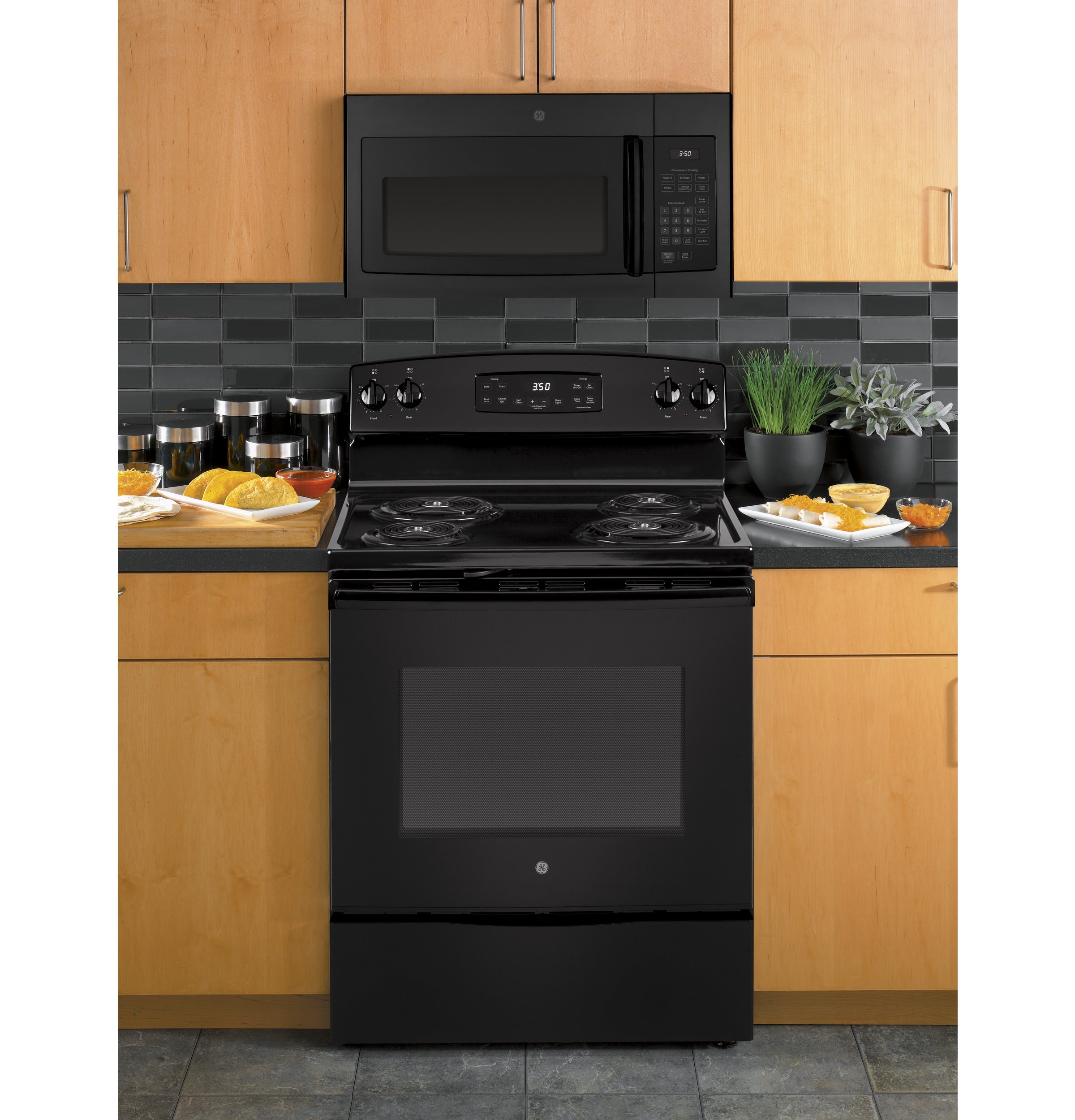 GE BLACK MICROWAVE - Microwaves - Additional View 2