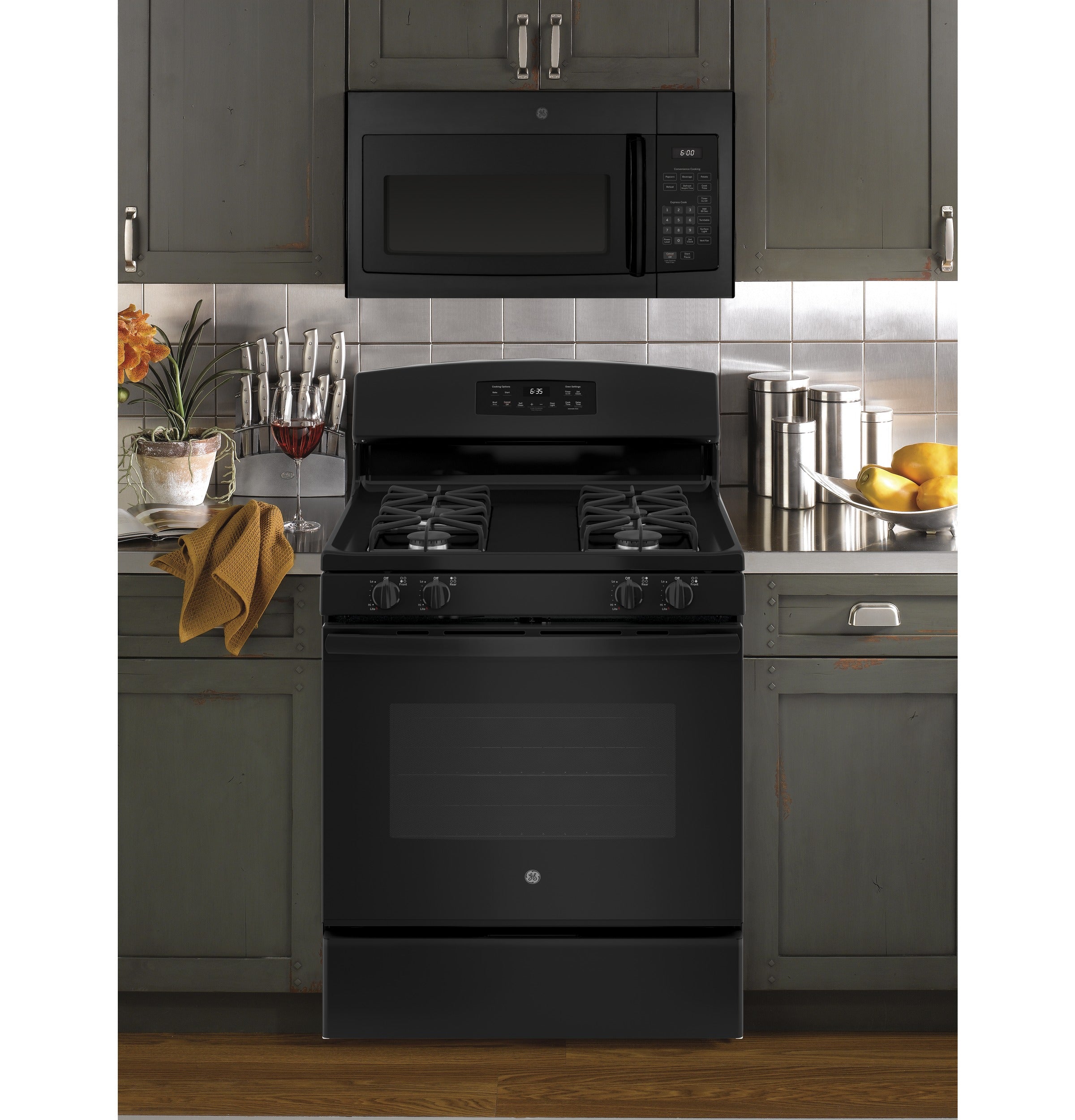 GE BLACK MICROWAVE - Microwaves - Additional View 3