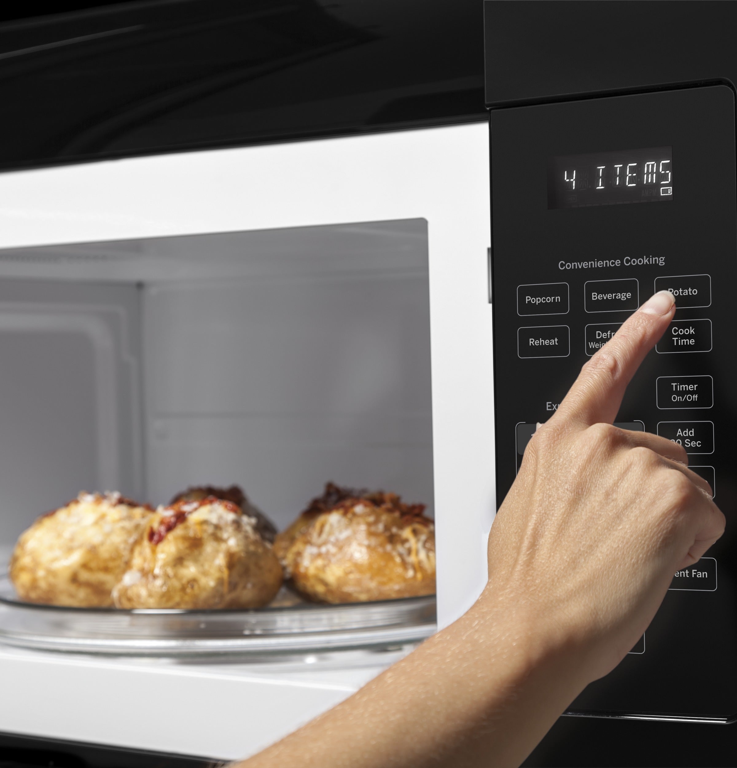 GE BLACK MICROWAVE - Microwaves - Additional View 4