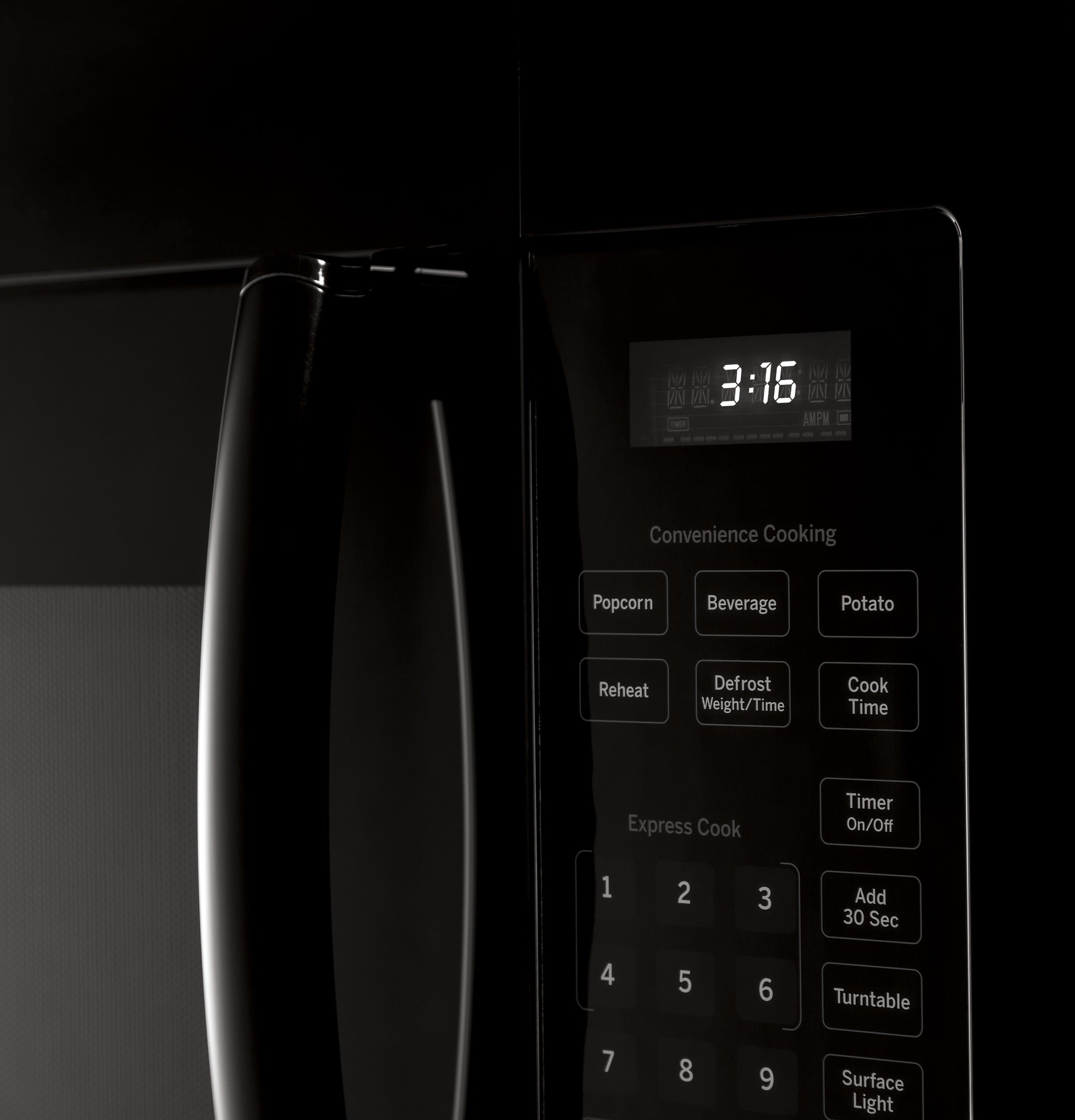 GE BLACK MICROWAVE - Microwaves - Additional View 6