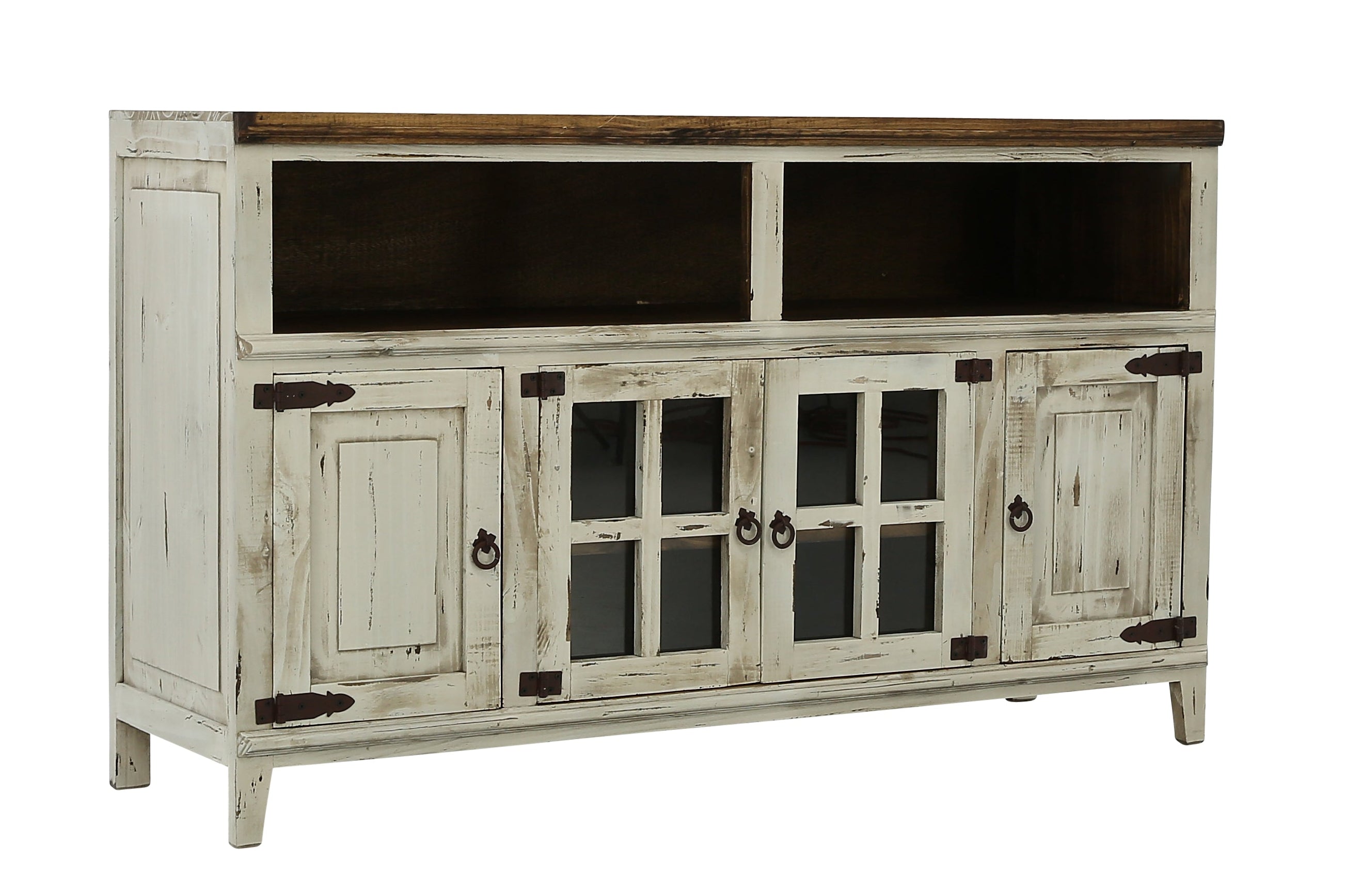 Lawman 60" Media Console - White - Additional View 1