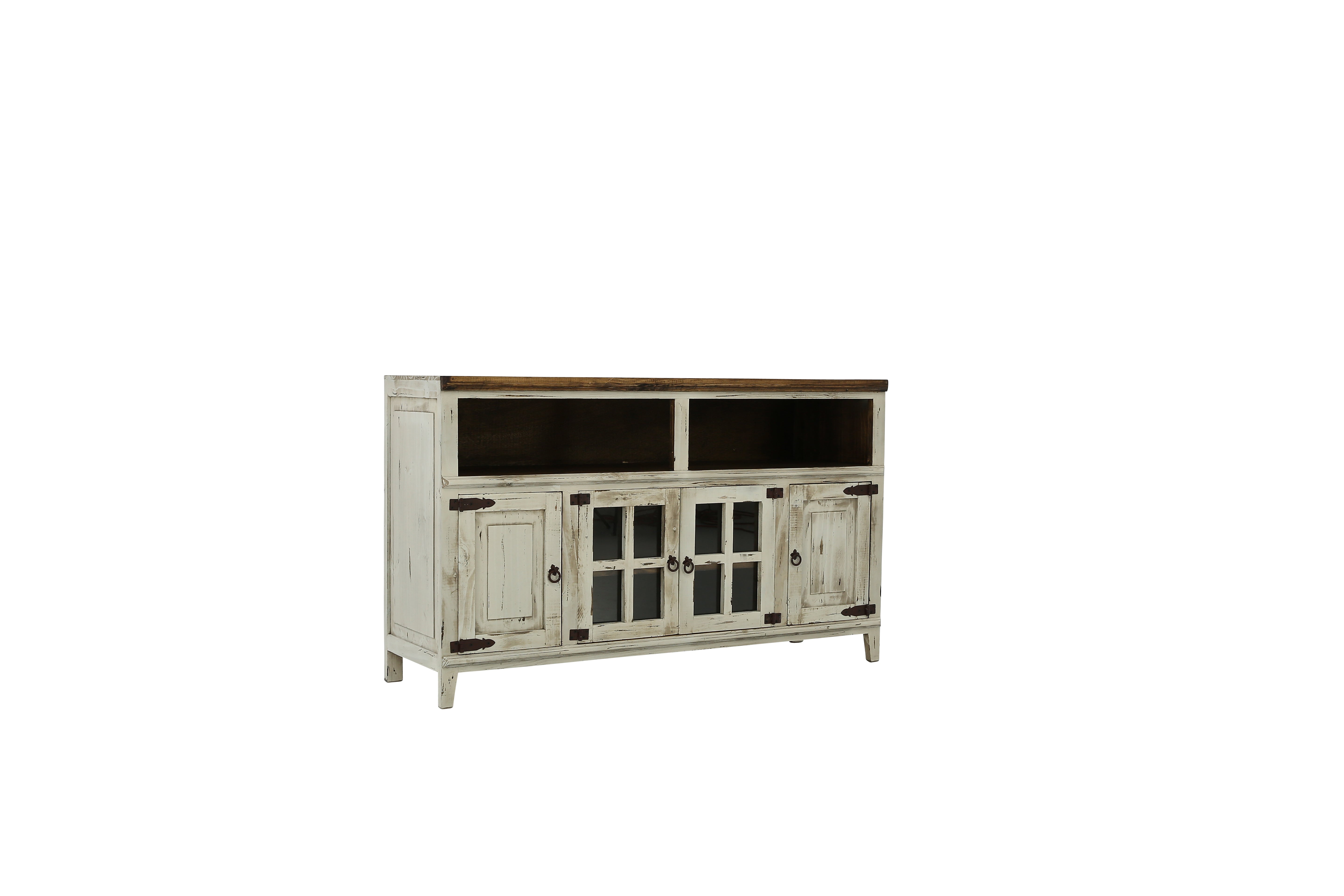 Lawman 60" Media Console - White - Additional View 1