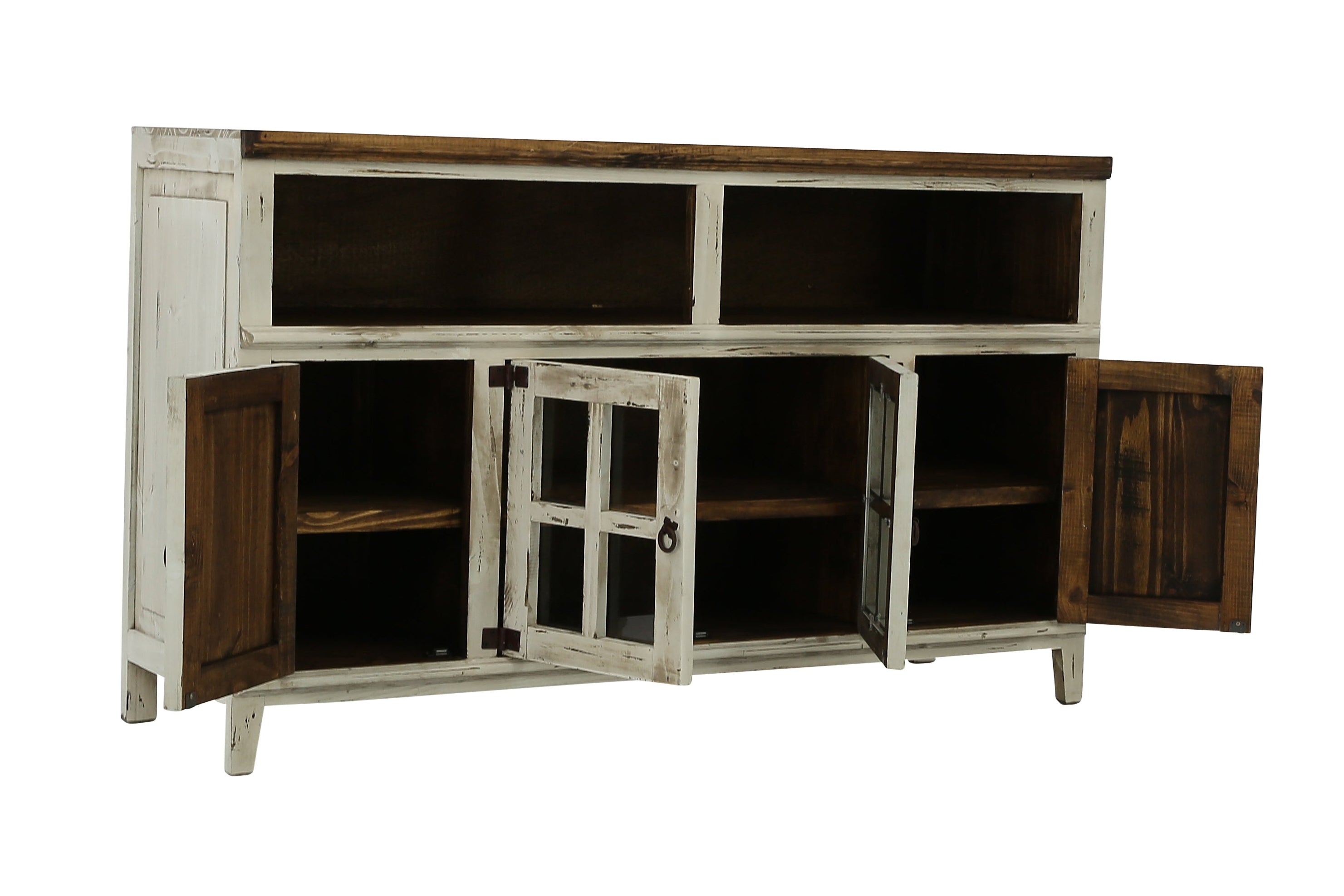 Lawman 60" Media Console - White - Additional View 2