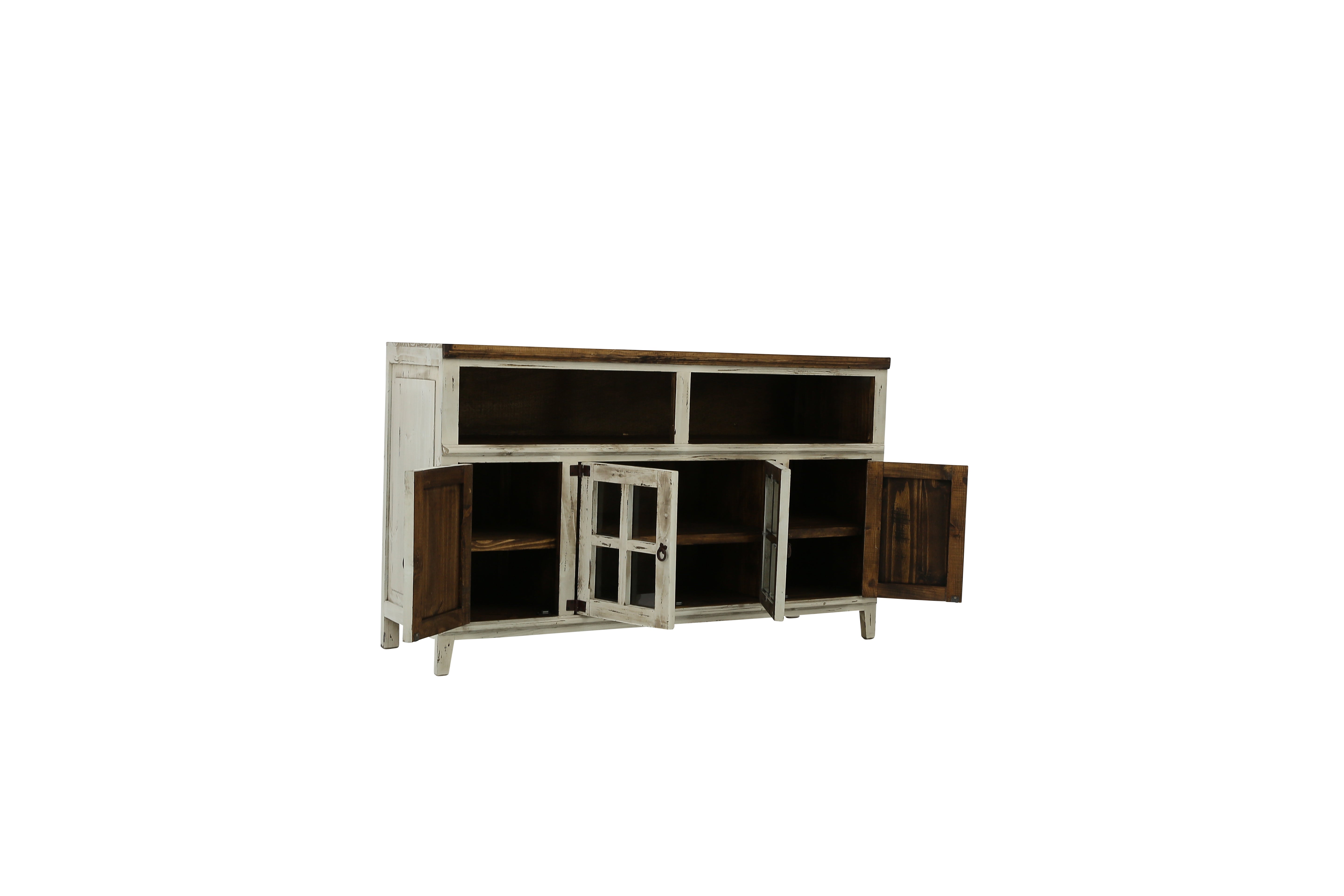 Lawman 60" Media Console - White - Additional View 2