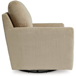 Ashley Furniture - Icaman Swivel Chair - Sand - Beige Fabric - Chairs - Additional View 3
