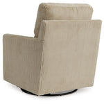 Ashley Furniture - Icaman Swivel Chair - Sand - Beige Fabric - Chairs - Additional View 4