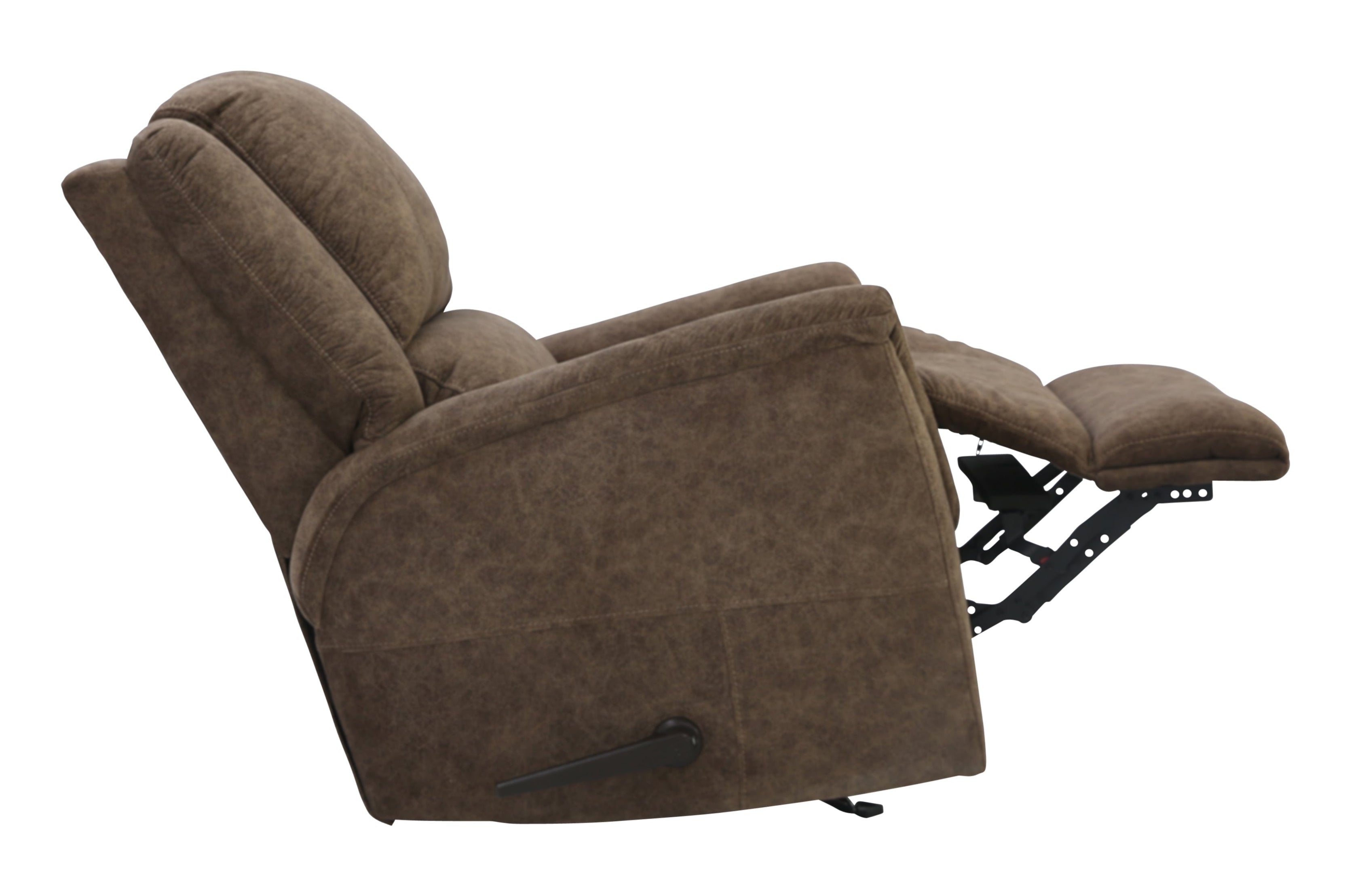 Carice Rocker Recliner - Coffee - Additional View 3