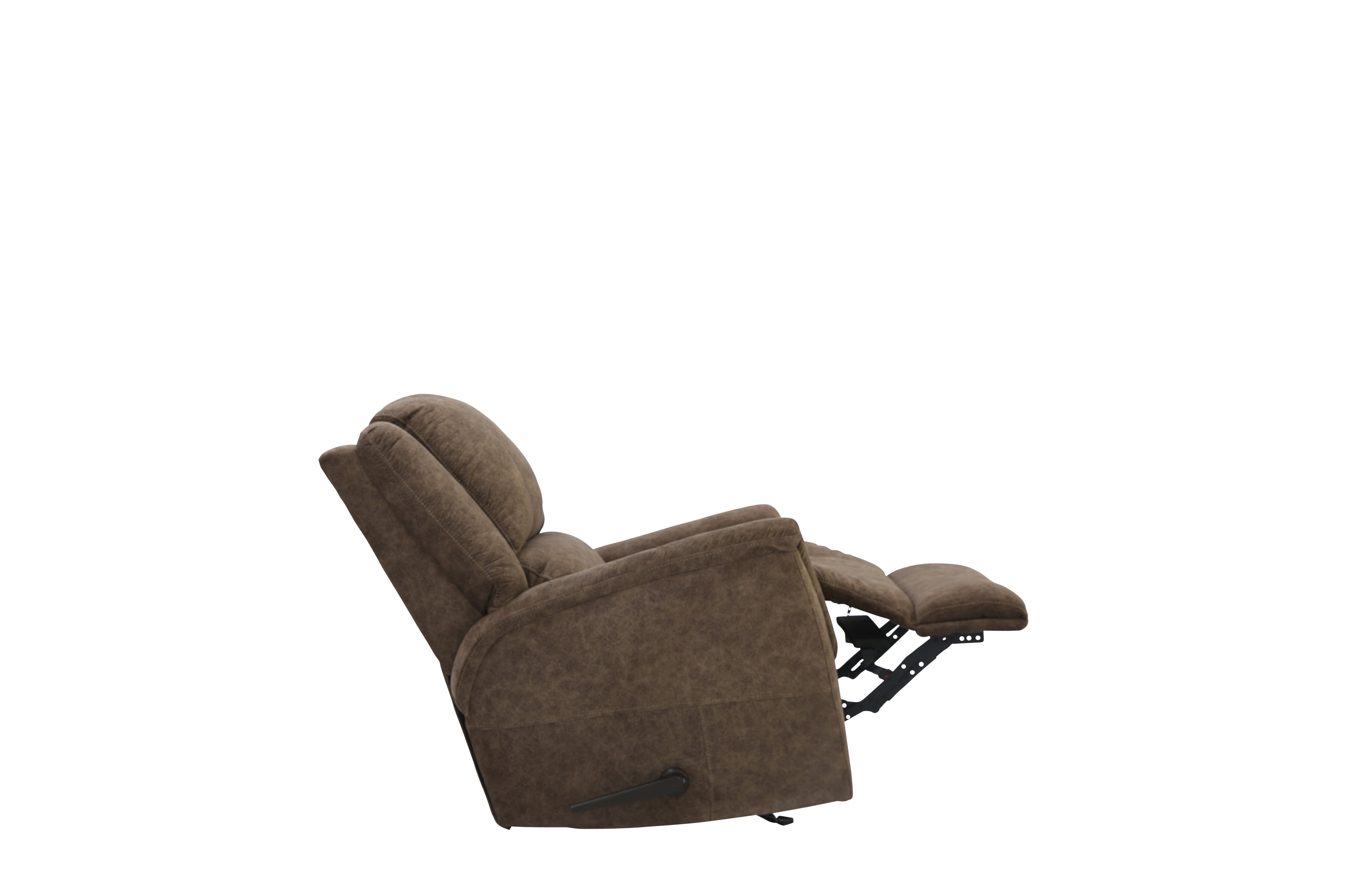Carice Rocker Recliner - Coffee - Additional View 3