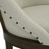 Roxbury Manor Dining Arm Chair With Upholstered Seat And Back (Set Of 2) - Homestead Brown