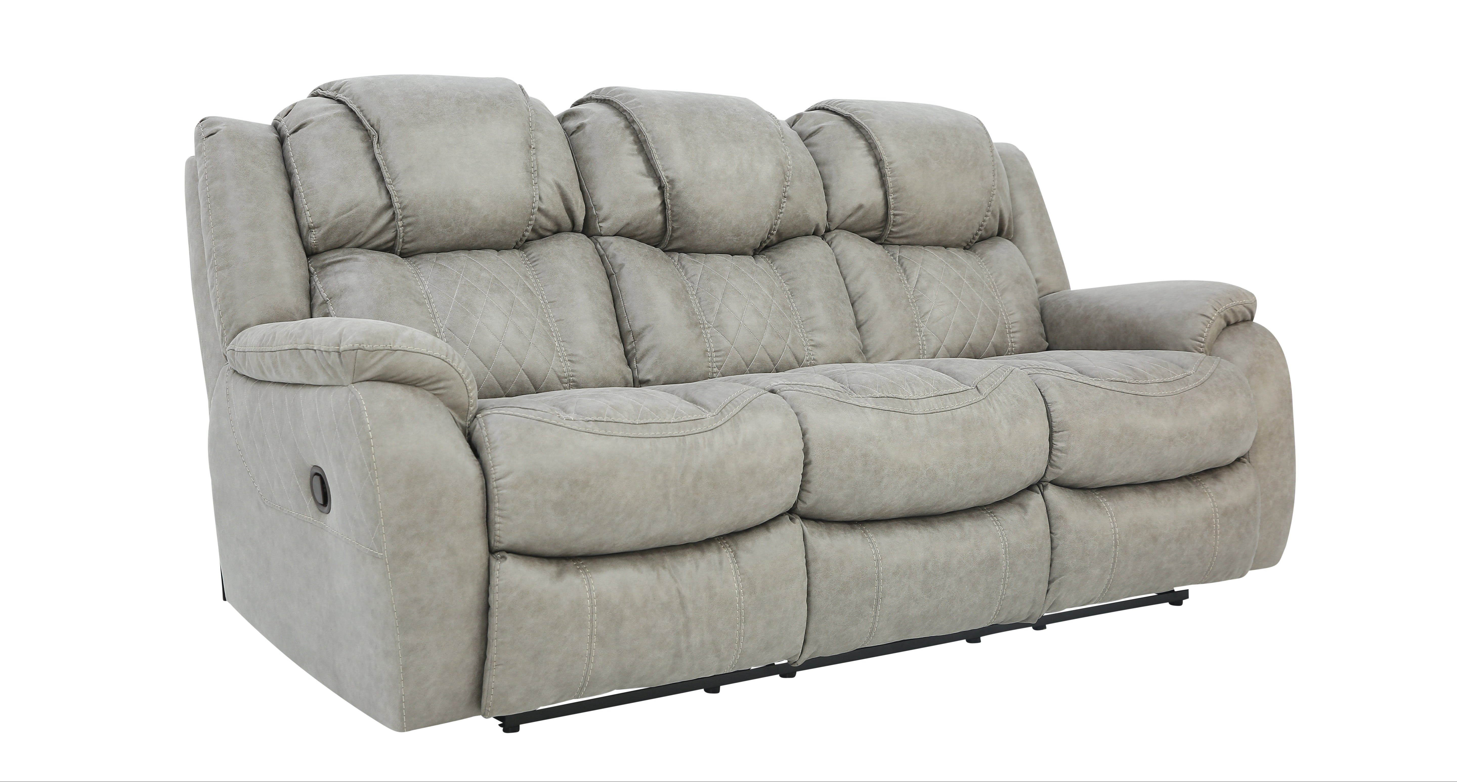 Cason Reclining Sofa - Mushroom - Additional View 1