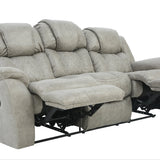 Cason Reclining Sofa - Mushroom - Additional View 2