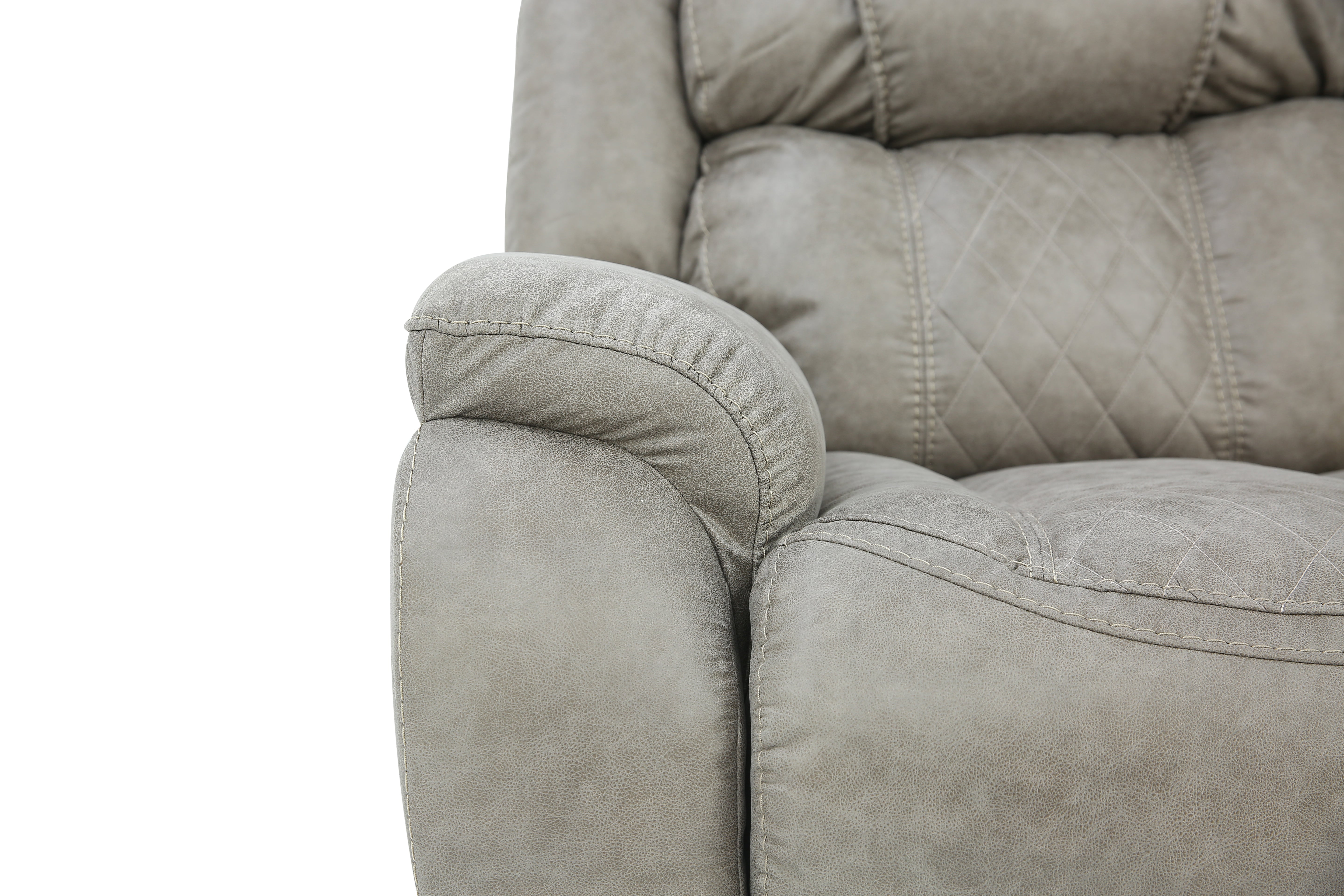 Cason Reclining Sofa - Mushroom - Additional View 6