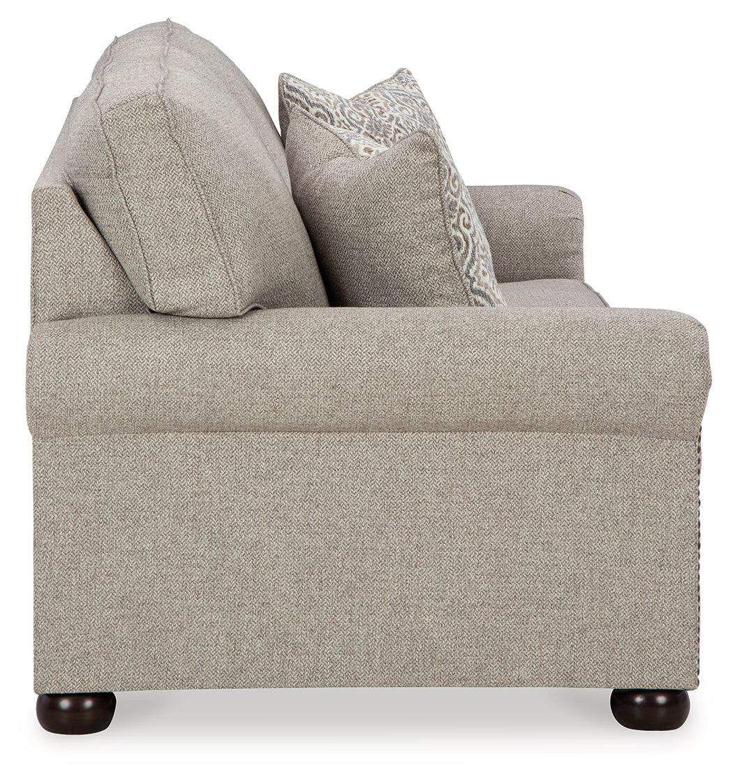 Ashley Furniture - Gaelon Queen Sofa Sleeper - Dune - Light Brown Fabric - Sofas - Additional View 3