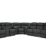 Haygen 3 Piece Power Sectional - Charcoal