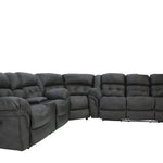 Haygen 3 Piece Power Sectional - Charcoal - Additional View 2