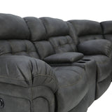 Haygen 3 Piece Power Sectional - Charcoal - Additional View 5