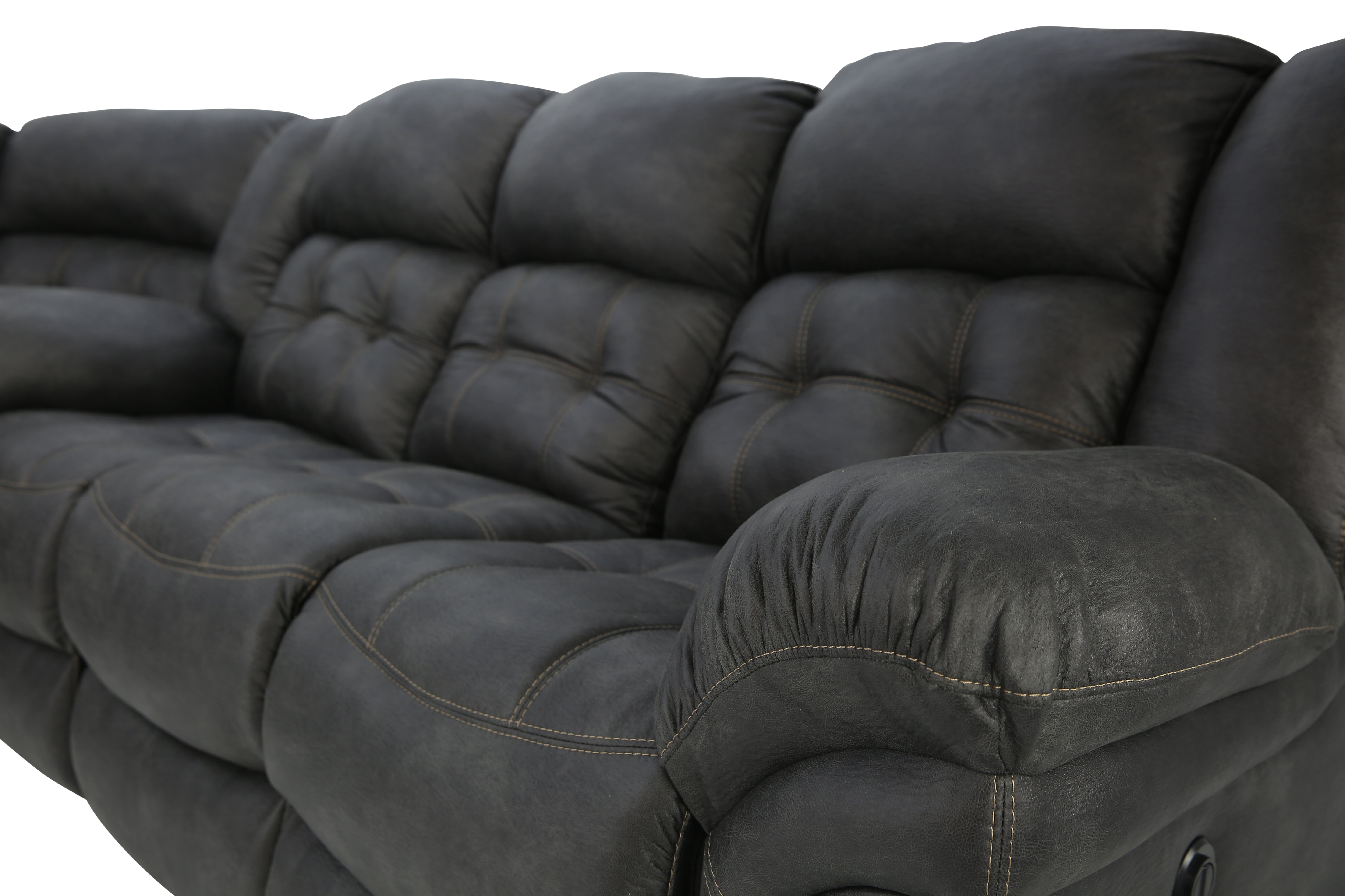 Haygen 3 Piece Power Sectional - Charcoal - Additional View 7