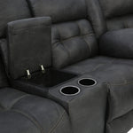 Haygen 3 Piece Power Sectional - Charcoal - Additional View 8