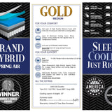 Grand Hybrid Gold Medium King Mattress - Additional View 2
