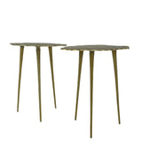 TABLE ACCENT ANTIQUE GOLD
