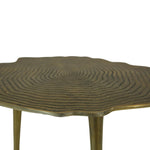 TABLE ACCENT ANTIQUE GOLD - Additional View 1