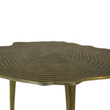 TABLE ACCENT ANTIQUE GOLD - Additional View 1