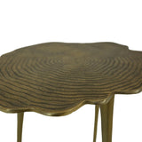 TABLE ACCENT ANTIQUE GOLD - Additional View 2