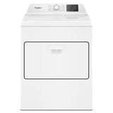 WHIRLPOOL WHITE 7.0CU ELECTRIC DRYER WITH SENSOR DRY AND WRINKLE SHIELD - Metal - Dryers