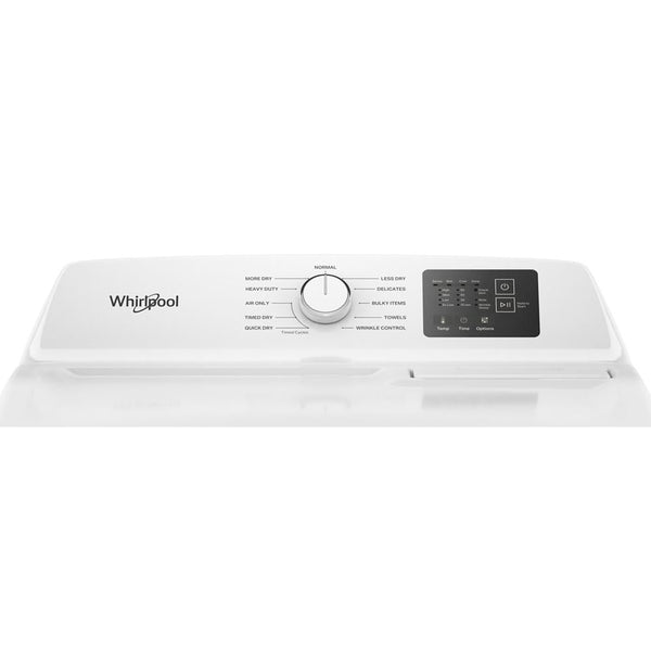 WHIRLPOOL WHITE 7.0CU ELECTRIC DRYER WITH SENSOR DRY AND WRINKLE SHIELD - Metal - Dryers - Additional View 2