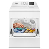 WHIRLPOOL WHITE 7.0CU ELECTRIC DRYER WITH SENSOR DRY AND WRINKLE SHIELD - Metal - Dryers - Additional View 3