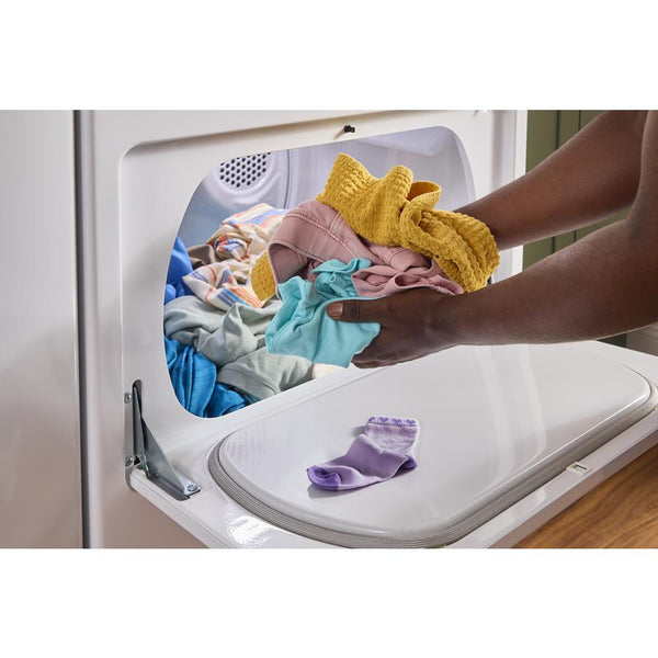 WHIRLPOOL WHITE 7.0CU ELECTRIC DRYER WITH SENSOR DRY AND WRINKLE SHIELD - Metal - Dryers - Additional View 13