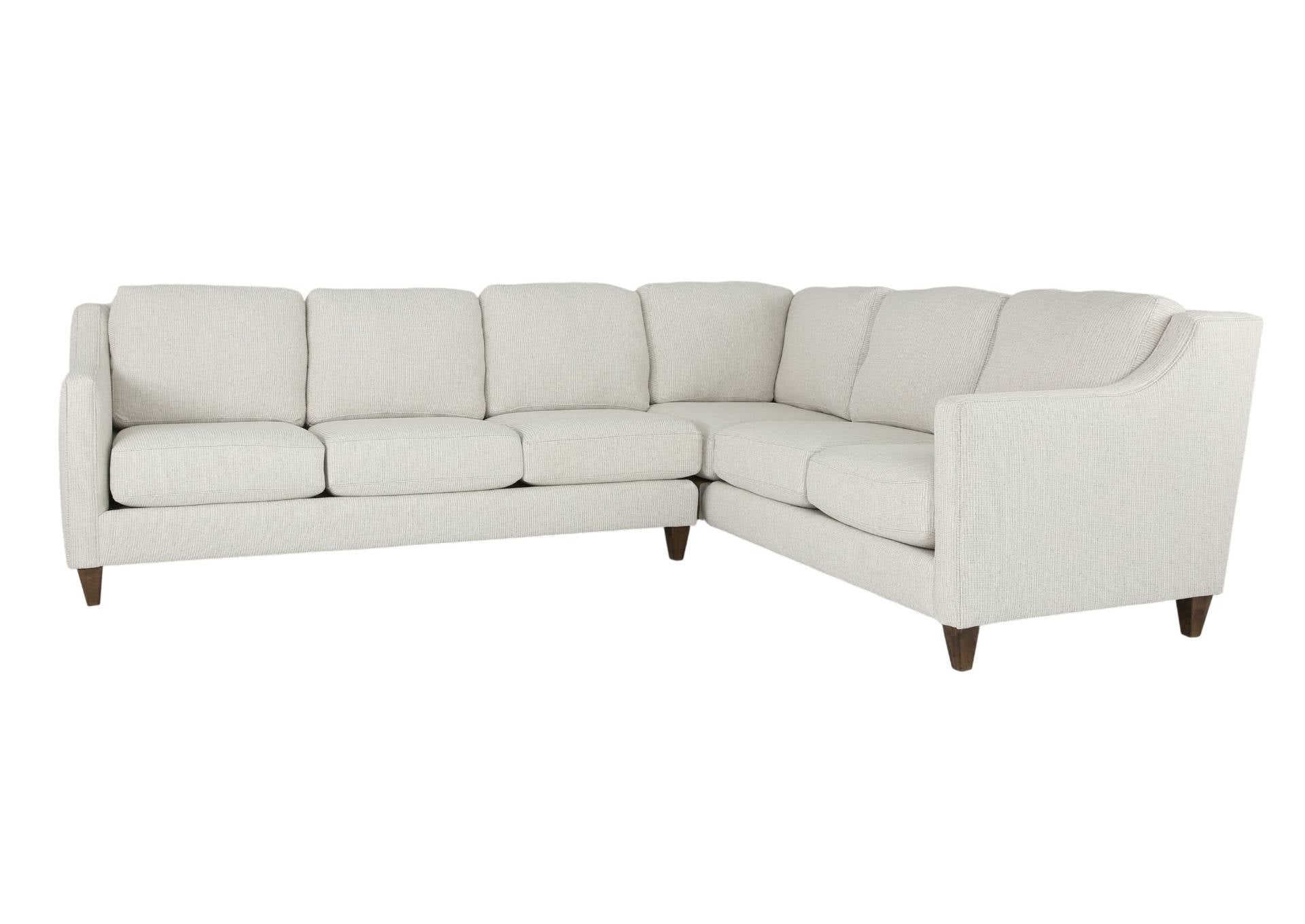 DONEGAL TWEED MARBLE 2 PIECE SECTIONAL
