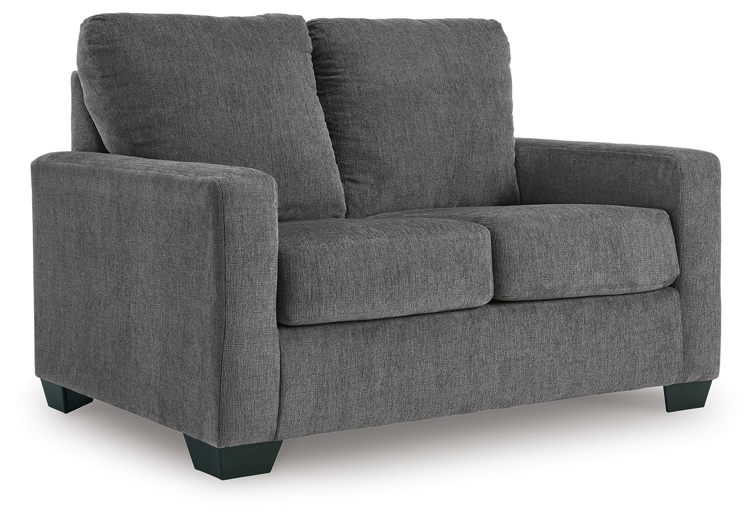 Ashley Furniture - Rannis Twin Sofa Sleeper - Pewter - Dark Gray Fabric - Sofas - Additional View 3