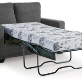 Ashley Furniture - Rannis Twin Sofa Sleeper - Pewter - Dark Gray Fabric - Sofas - Additional View 4