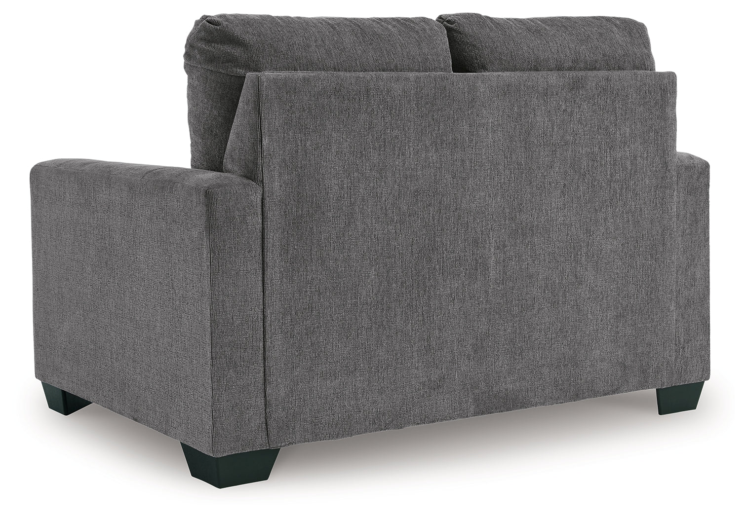 Ashley Furniture - Rannis Twin Sofa Sleeper - Pewter - Dark Gray Fabric - Sofas - Additional View 6