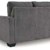 Ashley Furniture - Rannis Twin Sofa Sleeper - Pewter - Dark Gray Fabric - Sofas - Additional View 6