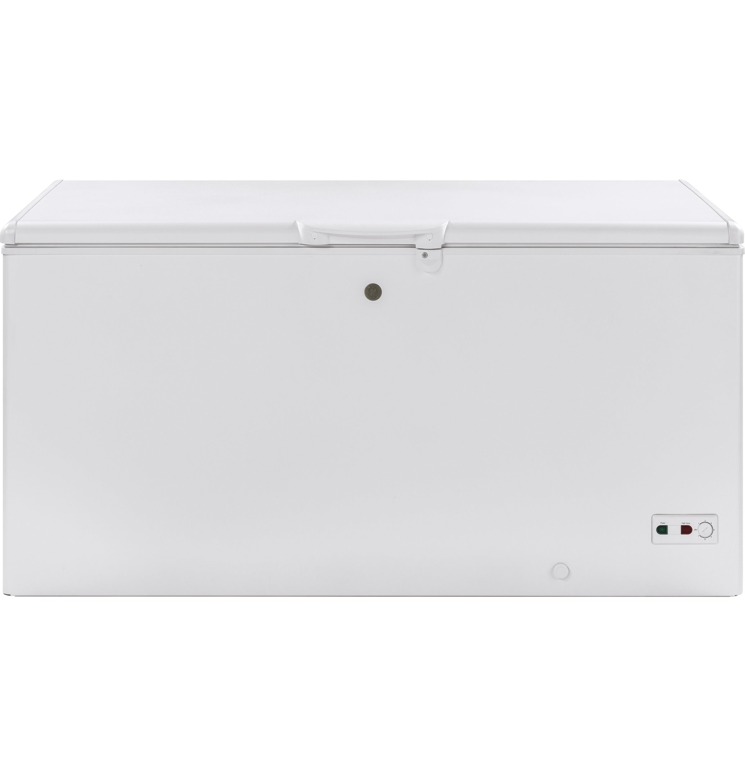 GE WHITE 15.7CU MANUAL DEFROST CHEST FREEZER - Freezers