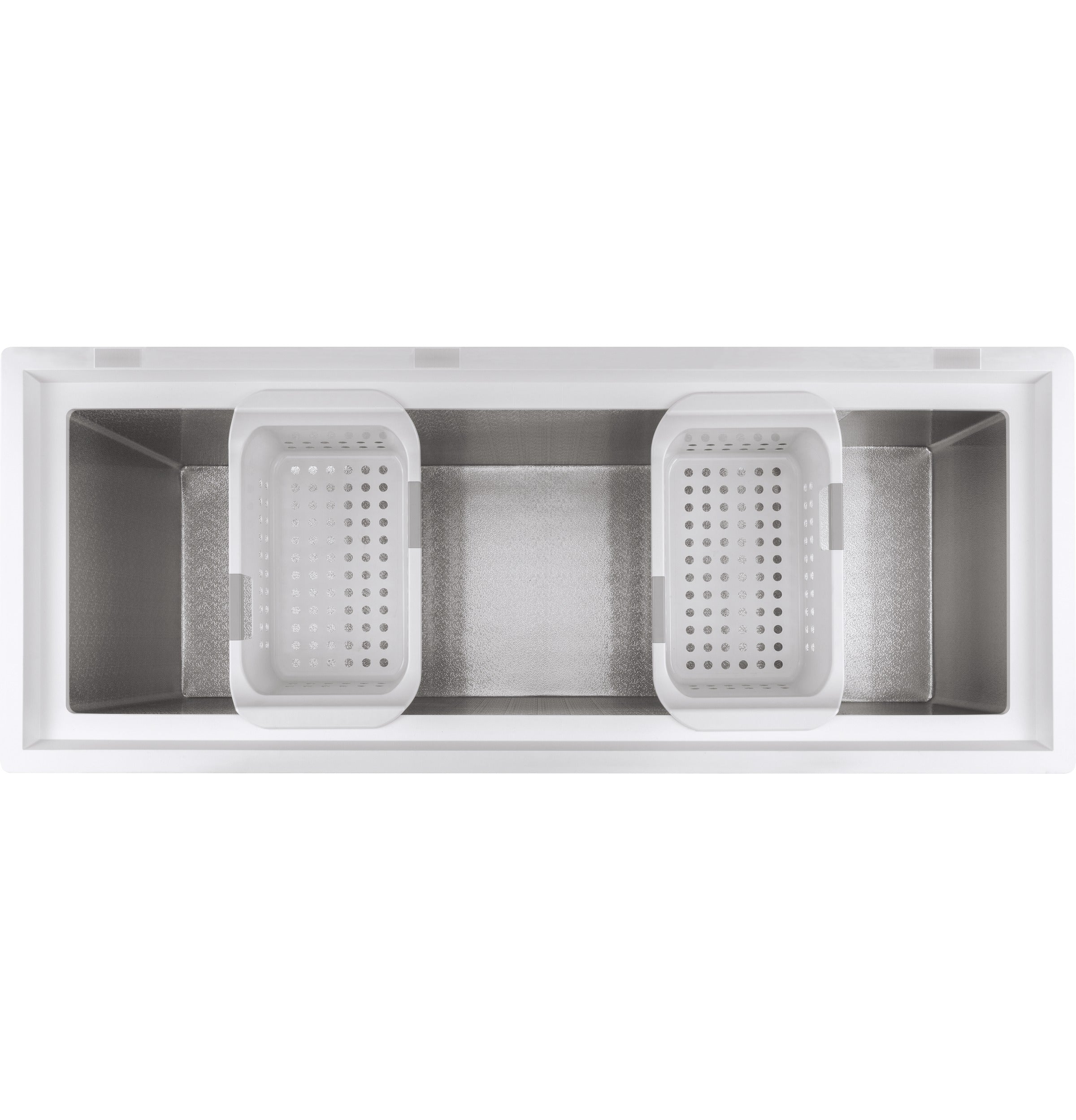 GE WHITE 15.7CU MANUAL DEFROST CHEST FREEZER - Freezers - Additional View 5
