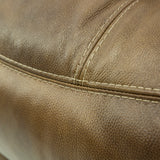 Hudson Leather Reclining Loveseat With Console - Saddle - Additional View 3