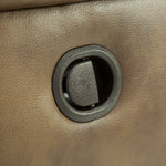 Hudson Leather Reclining Loveseat With Console - Saddle - Additional View 6