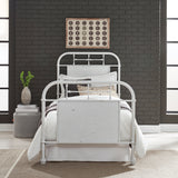 Liberty Furniture - Jolene Antique Twin Bed - White - Metal - Beds