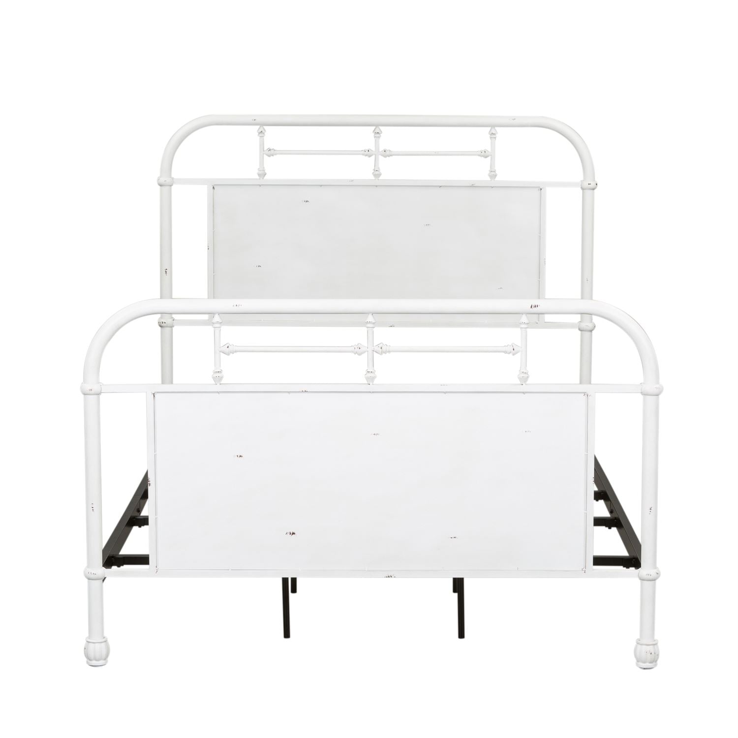 Liberty Furniture - Jolene Antique Twin Bed - White - Metal - Beds - Additional View 1