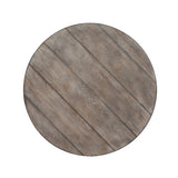 Liberty Furniture - SEDONA ROUND END TABLE - White|Dark Brown Wood - Tables - Additional View 3