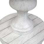 Liberty Furniture - SEDONA ROUND END TABLE - White|Dark Brown Wood - Tables - Additional View 4