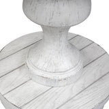 Liberty Furniture - SEDONA ROUND END TABLE - White|Dark Brown Wood - Tables - Additional View 4
