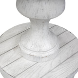 Liberty Furniture - SEDONA ROUND END TABLE - White|Dark Brown Wood - Tables - Additional View 5