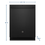 GE BLACK TOP CONTROL STAINLESS STEEL INTERIOR DISHWASHER - Dishwashers - Additional View 30