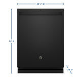GE BLACK TOP CONTROL STAINLESS STEEL INTERIOR DISHWASHER - Dishwashers - Additional View 30