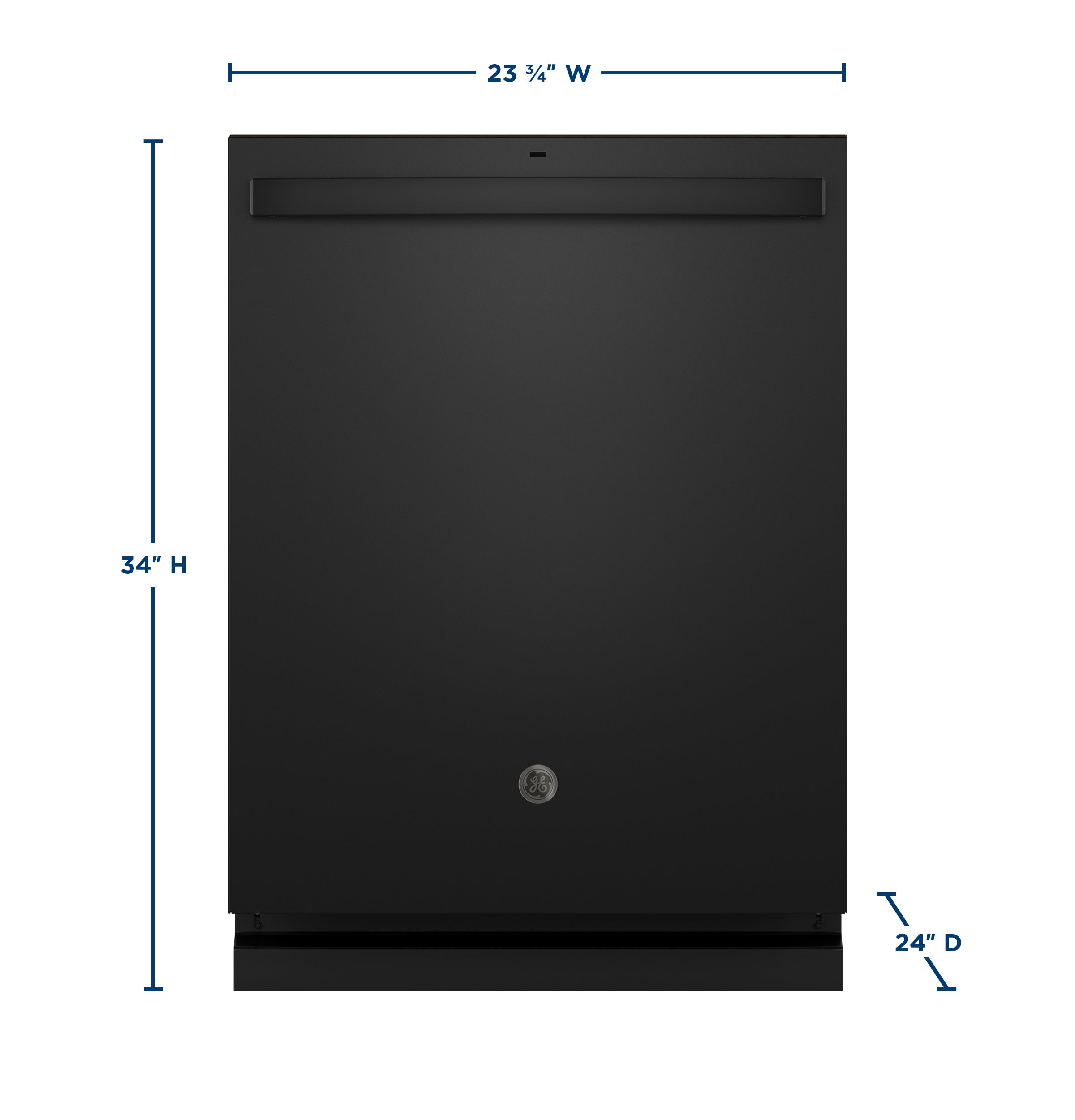 GE BLACK TOP CONTROL STAINLESS STEEL INTERIOR DISHWASHER - Dishwashers - Additional View 30