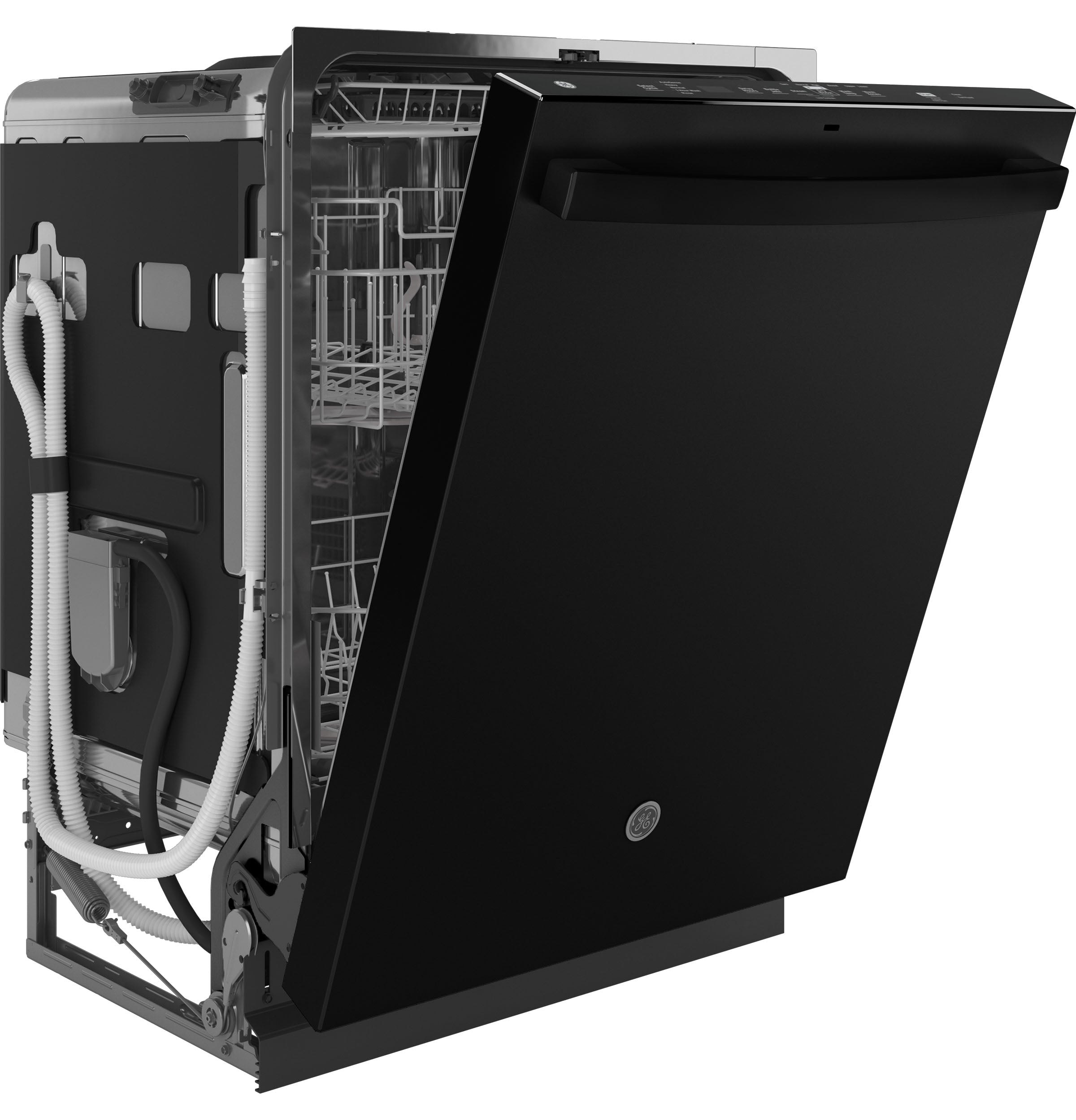 GE BLACK TOP CONTROL STAINLESS STEEL INTERIOR DISHWASHER - Dishwashers - Additional View 31